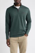 Johnston & Murphy Merritt Piqué Quarter Zip Pullover