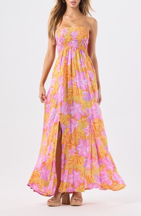 Emilia Strapless Maxi Dress