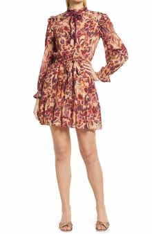 BTFL-life Print Long Sleeve Dress