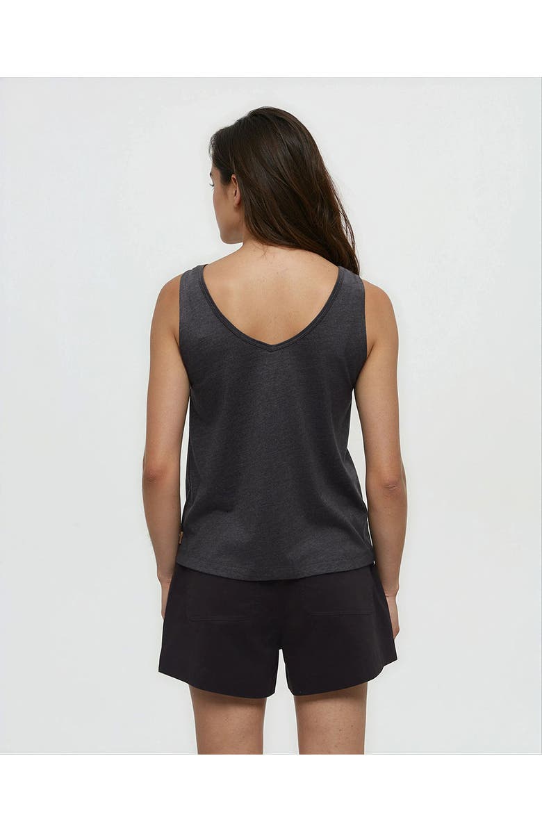 tentree Kinney Tank, Alternate, color, Meteorite Black