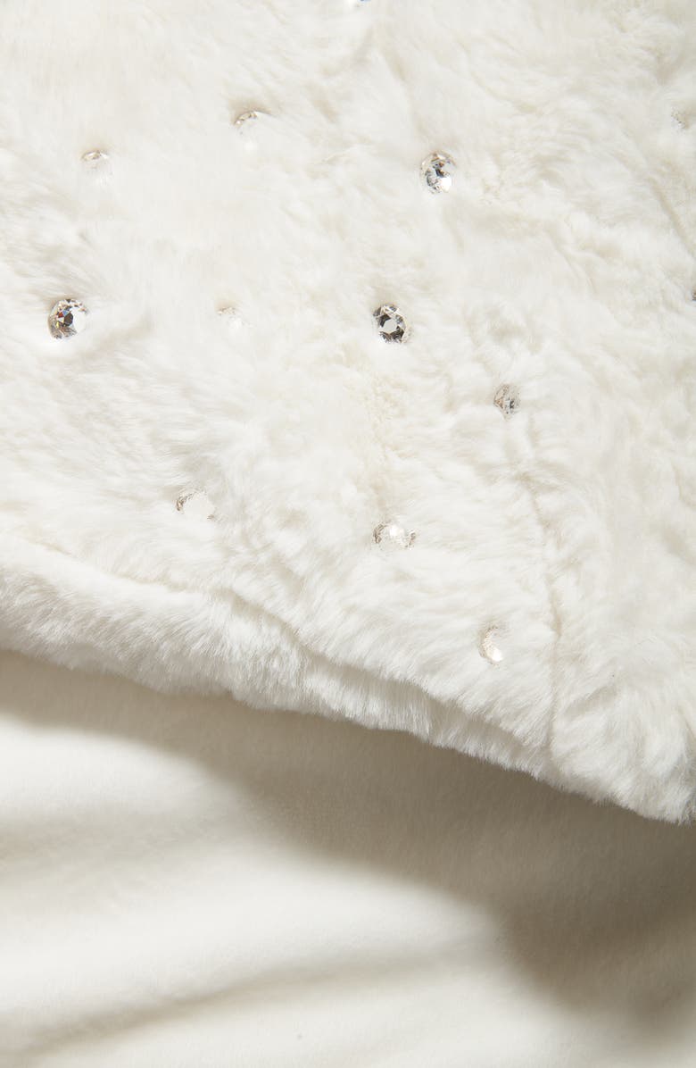 Lovesac Footsac Swarovski<sup>®</sup> Crystal Embellished Faux Fur Blanket, Alternate, color, 