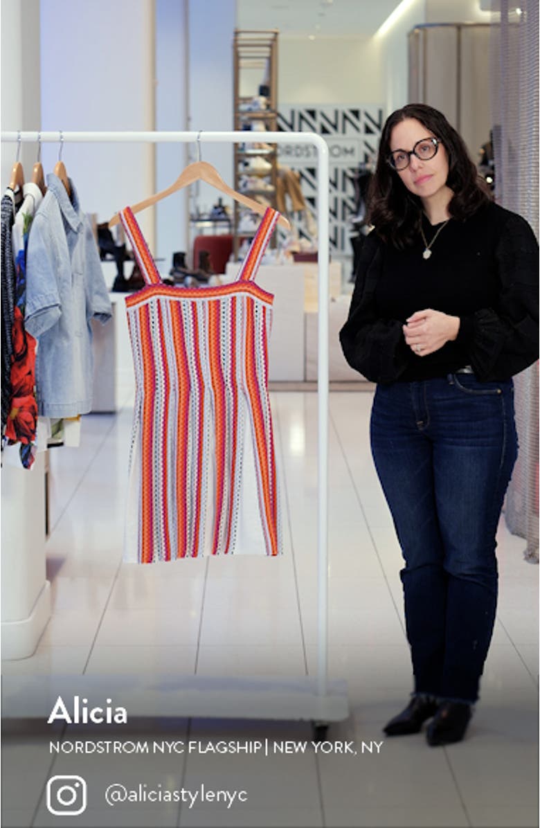 Luisa Stripe Minidress, sales video thumbnail