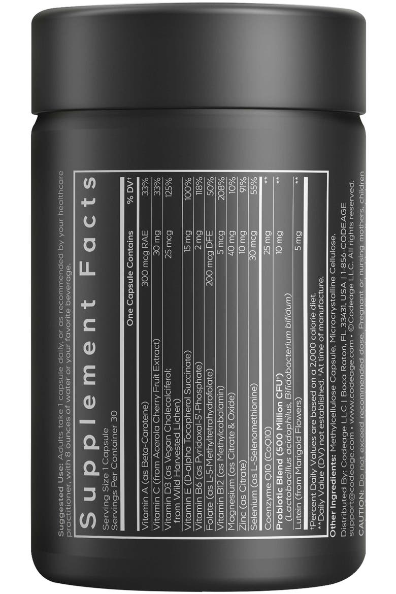 Men's Multivitamin 50, Essential Vitamins & Minerals for Men Over 50, CoQ10, Lutein, Alternate, color, Black