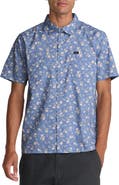 RVCA Breezy Floral Short Sleeve Button-Up Shirt
