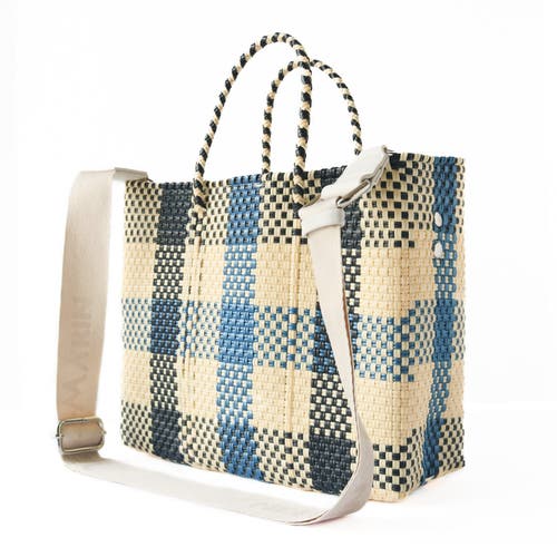 Tin Marin Cabo Medium Woven Resort Crossbody Bag In Neutral