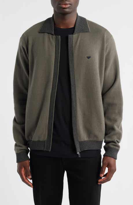Emporio Armani Wool Zip Cardigan