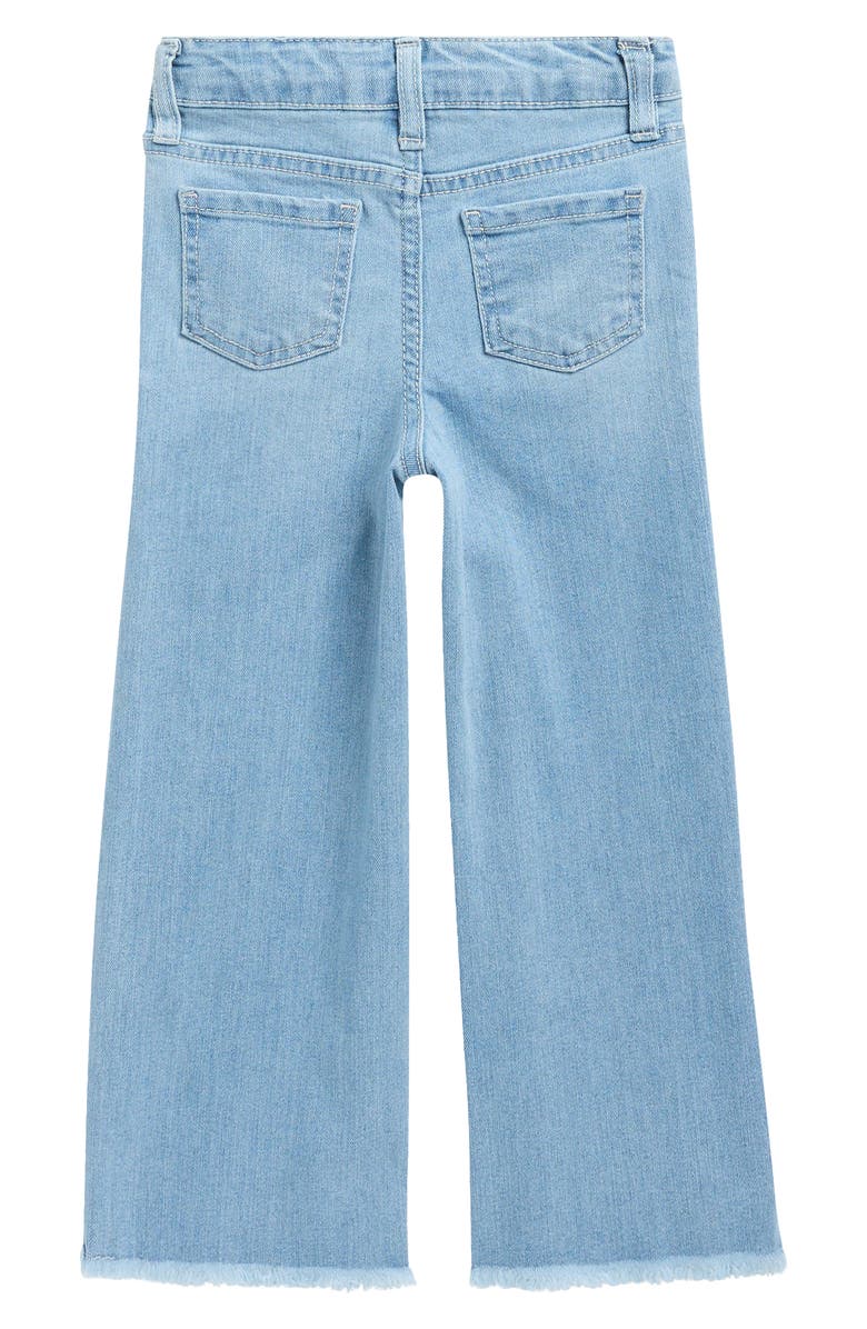 YMI Kids' Butterfly Discharge Wide Leg Jeans, Alternate, color, 