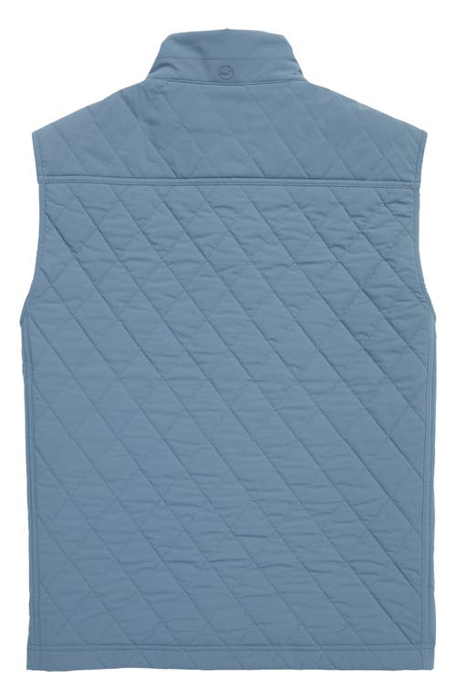 Vineyard Vines The Dorset Water Repellent Quilted Vest In Black