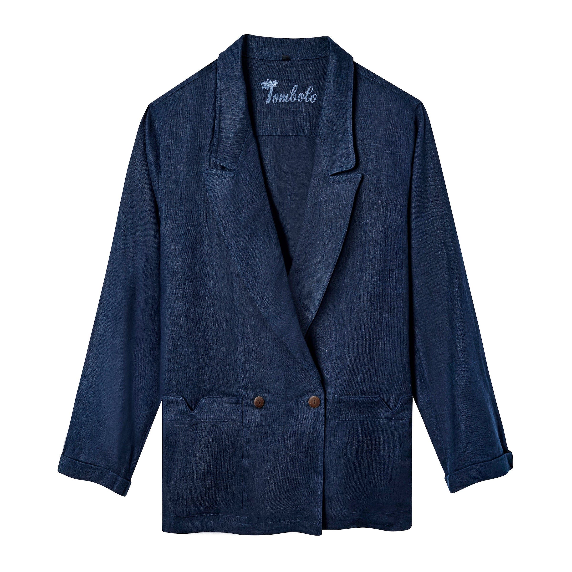 Navy Linen