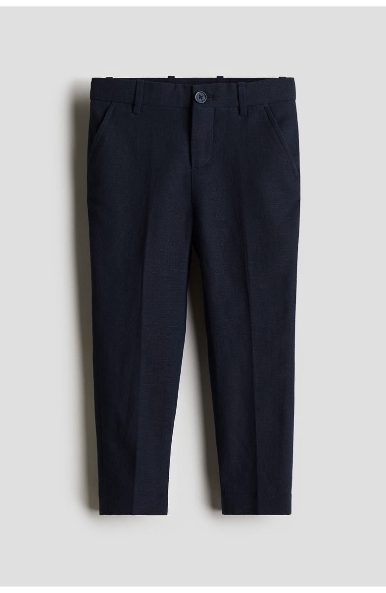 H&M Slim fit suit pants, Main, color, Navy Blue