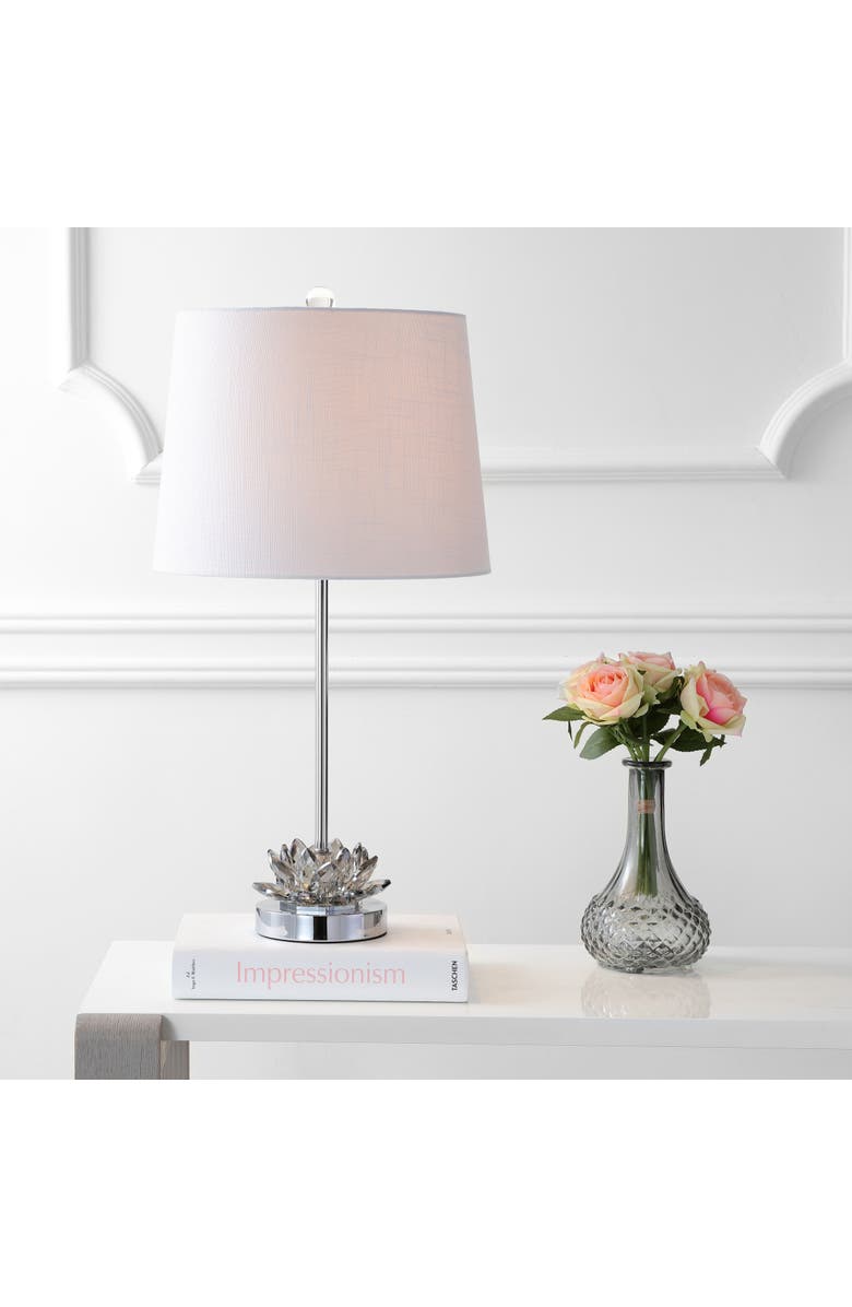 JONATHAN Y Amelia Crystal LED Table Lamp, Alternate, color, 