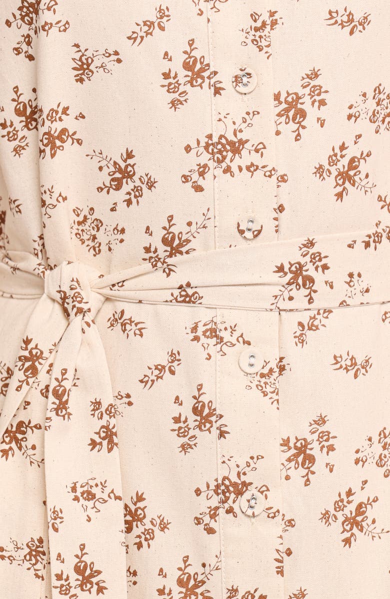 Petal & Pup Lincoln Tie Waist Long Sleeve Maxi Dress, Alternate, color, Floral