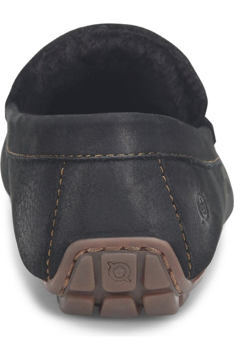 Børn Allan Genuine Shearling Moc Slipper, Alternate, color,