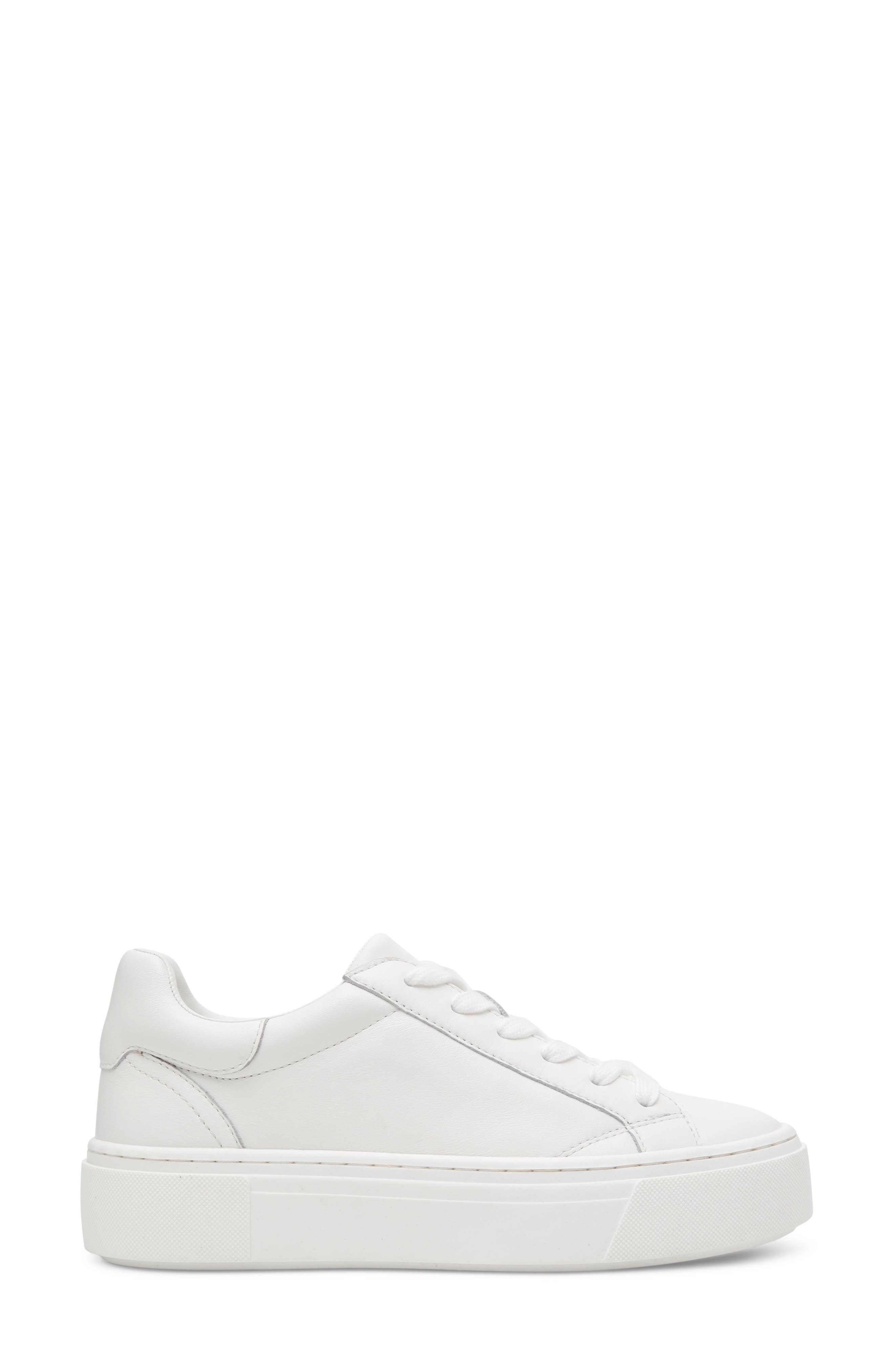 Holli Leather Platform Sneaker, Alternate, color, WHITE LEATHER