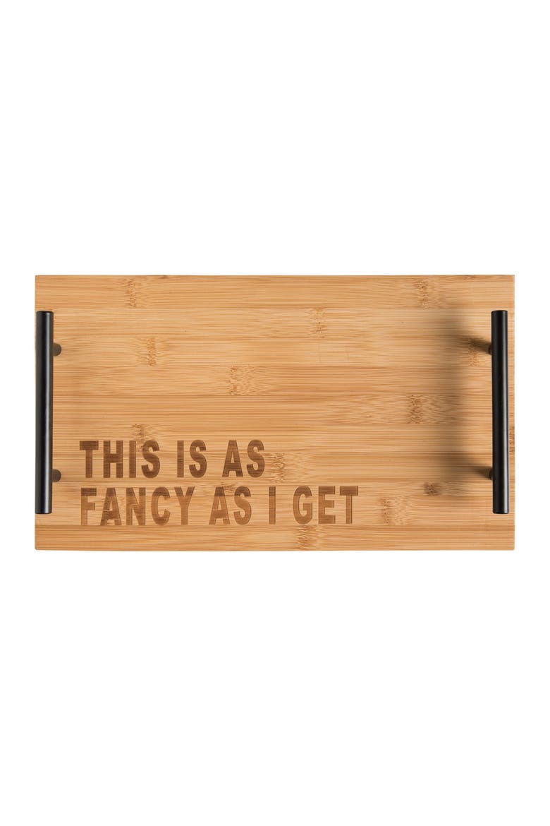 This Is As Fancy As I Get Cheese Board brown, Main, color, Brown