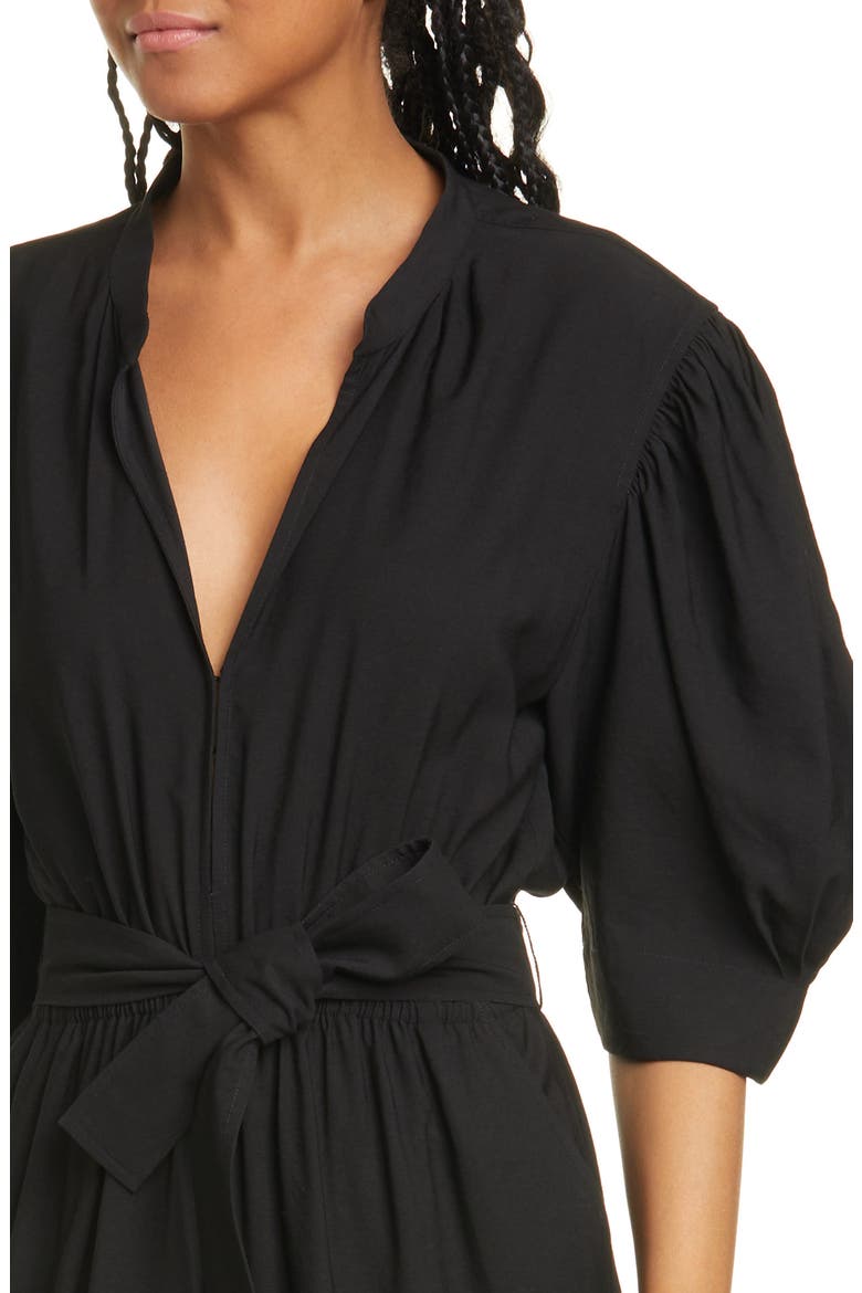 Shiva Crop Wide Leg Jumpsuit, Alternate, color, BLACK