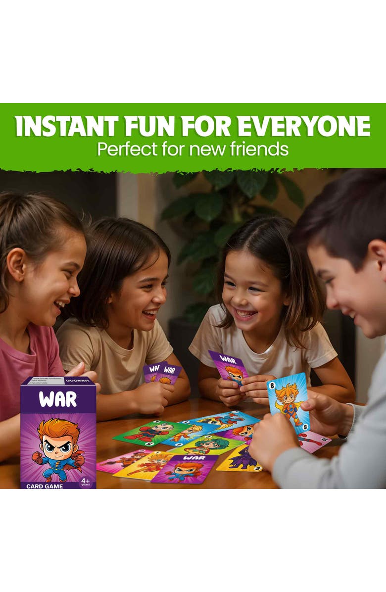 Quokka Kids Card Games Collection Ages 4-8, Alternate, color, Classic 6 Original