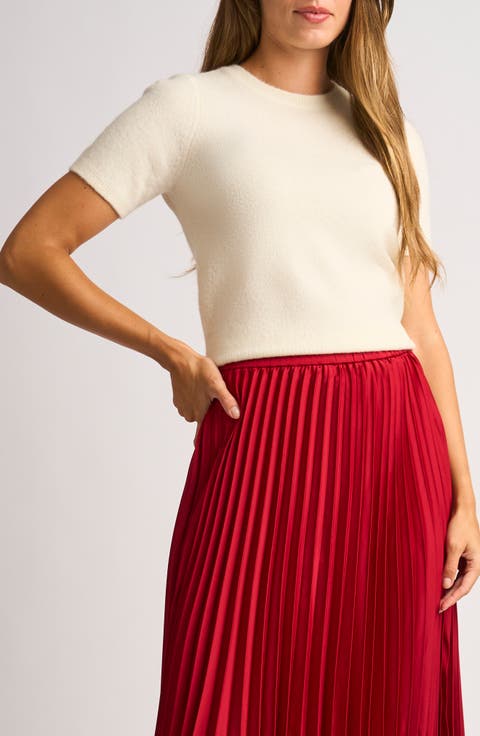 Short Sleeve Crewneck Sweater