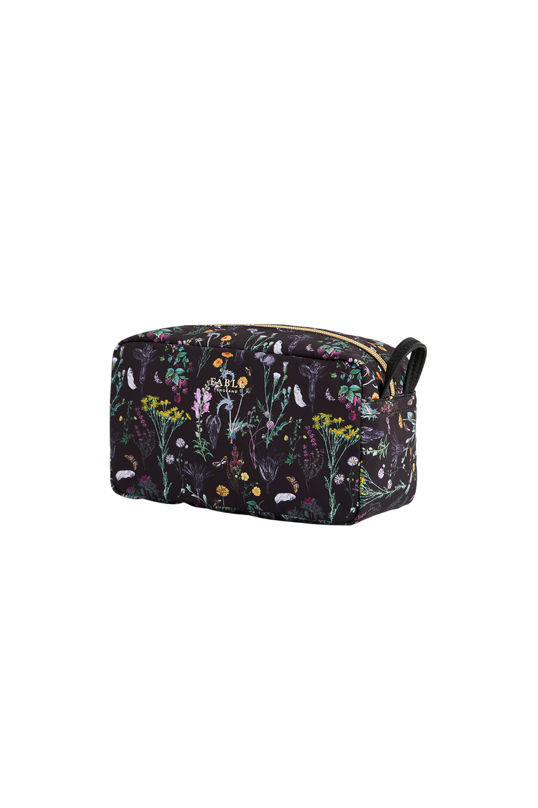 Wilderness Black Cosmetic Bag, Alternate, color, Black