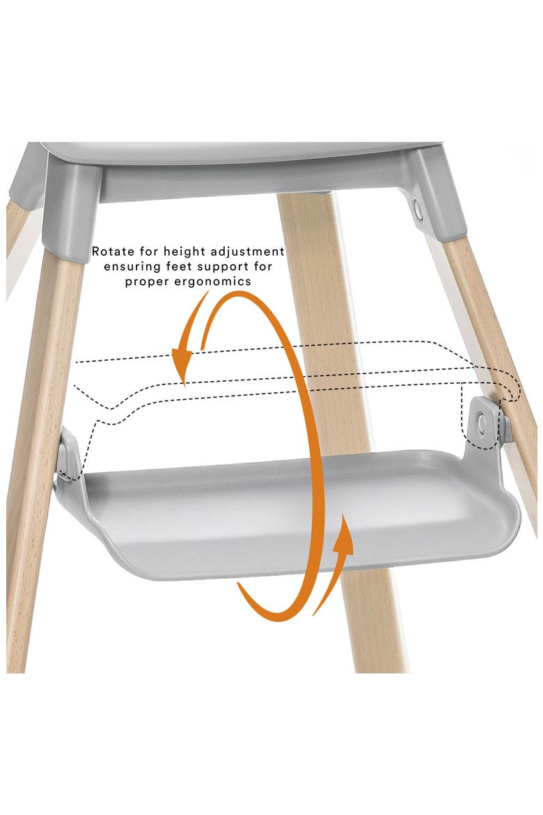 Clikk Highchair, Alternate, color, CLOUD GREY