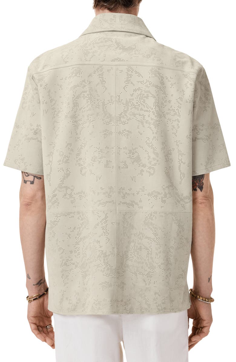 John Varvatos Wade Suede Zip Shirt jacket, Alternate, color,