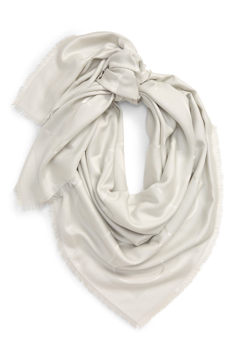 Valentino Garavani VLOGO Silk Blend Scarf, Alternate, color, 