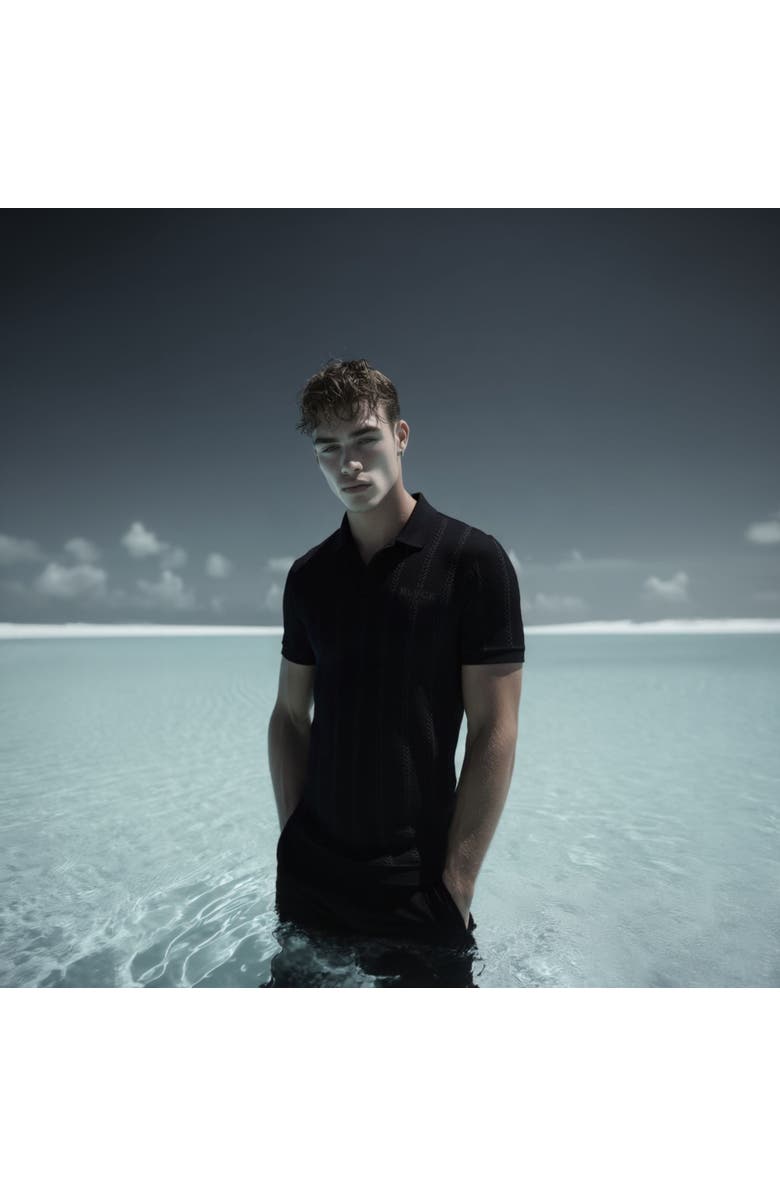 Blvck Classic Polo Shirt, Alternate, color, Grey