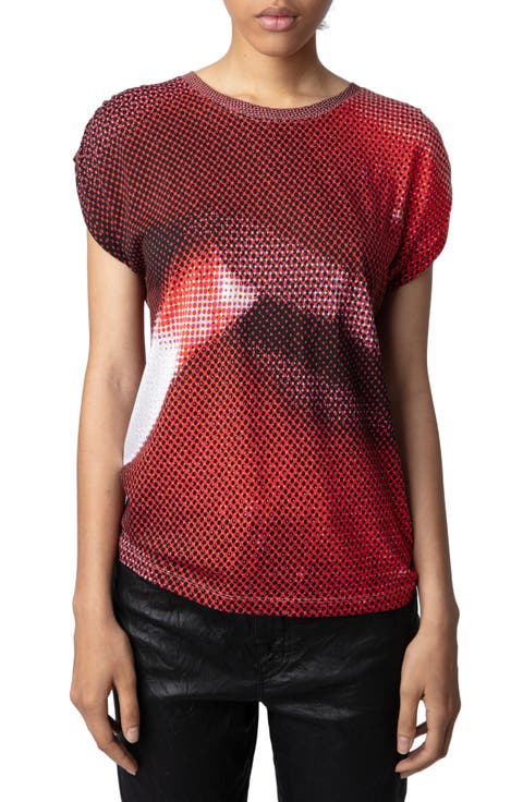 Adele Bouche Graphic Muscle T-Shirt