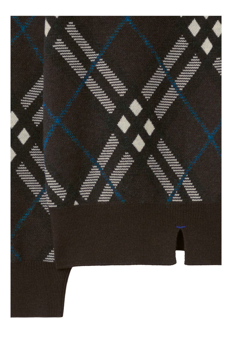 Check Wool Mohair Blend Sweater, Alternate, color, Snug