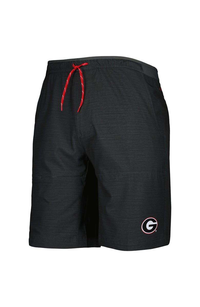 Columbia Men's Columbia Charcoal Georgia Bulldogs Twisted Creek Omni-Shade Omni-Shield Shorts, Alternate, color,
