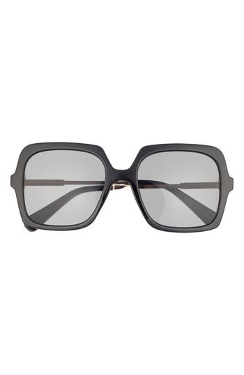Bcbg 65mm Oversize Square Sunglasses In Black