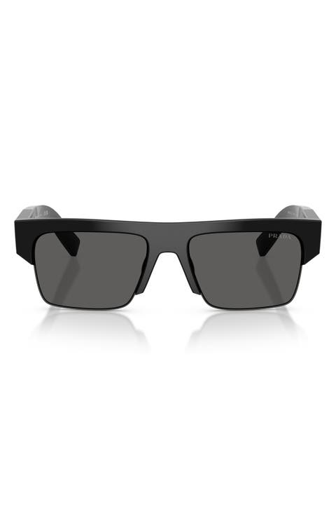 55mm Rectangular Sunglasses