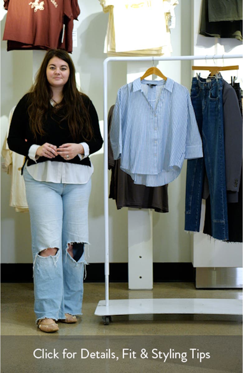 Stripe Cotton & Linen Shirt, sales video thumbnail