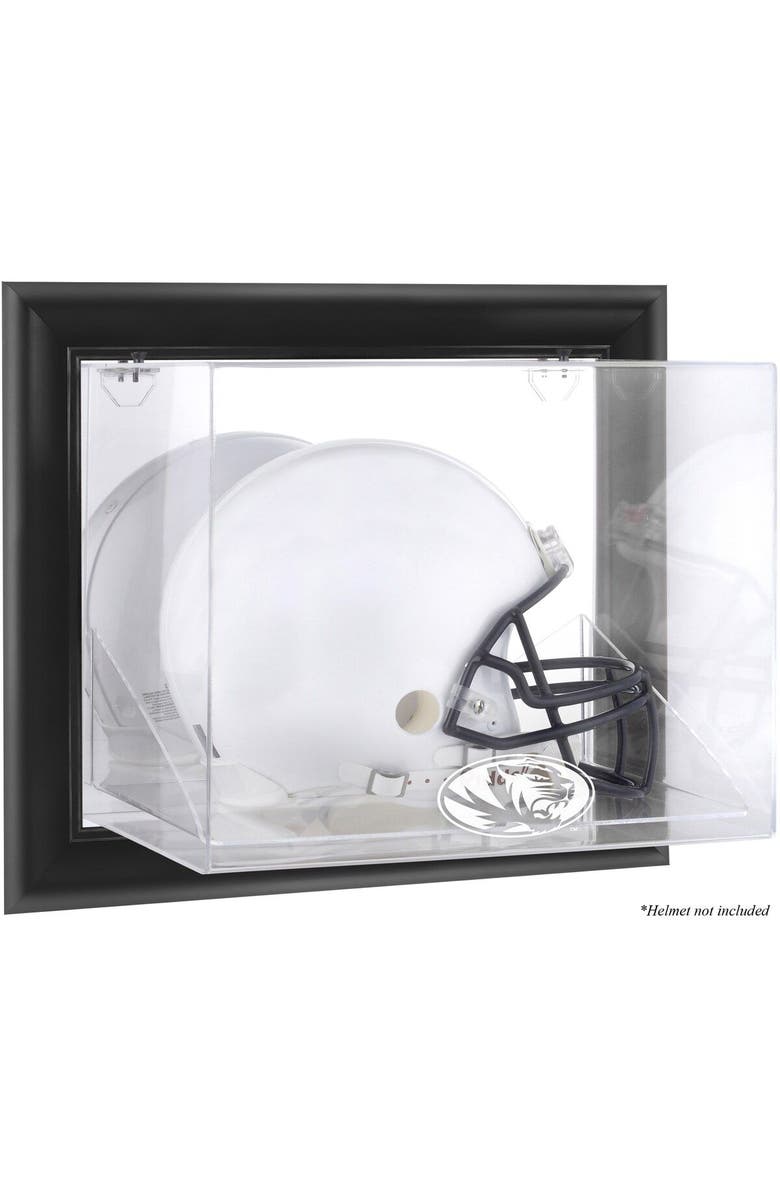 FANATICS AUTHENTIC Missouri Tigers Black Framed Wall-Mountable Helmet Display Case, Main, color, 