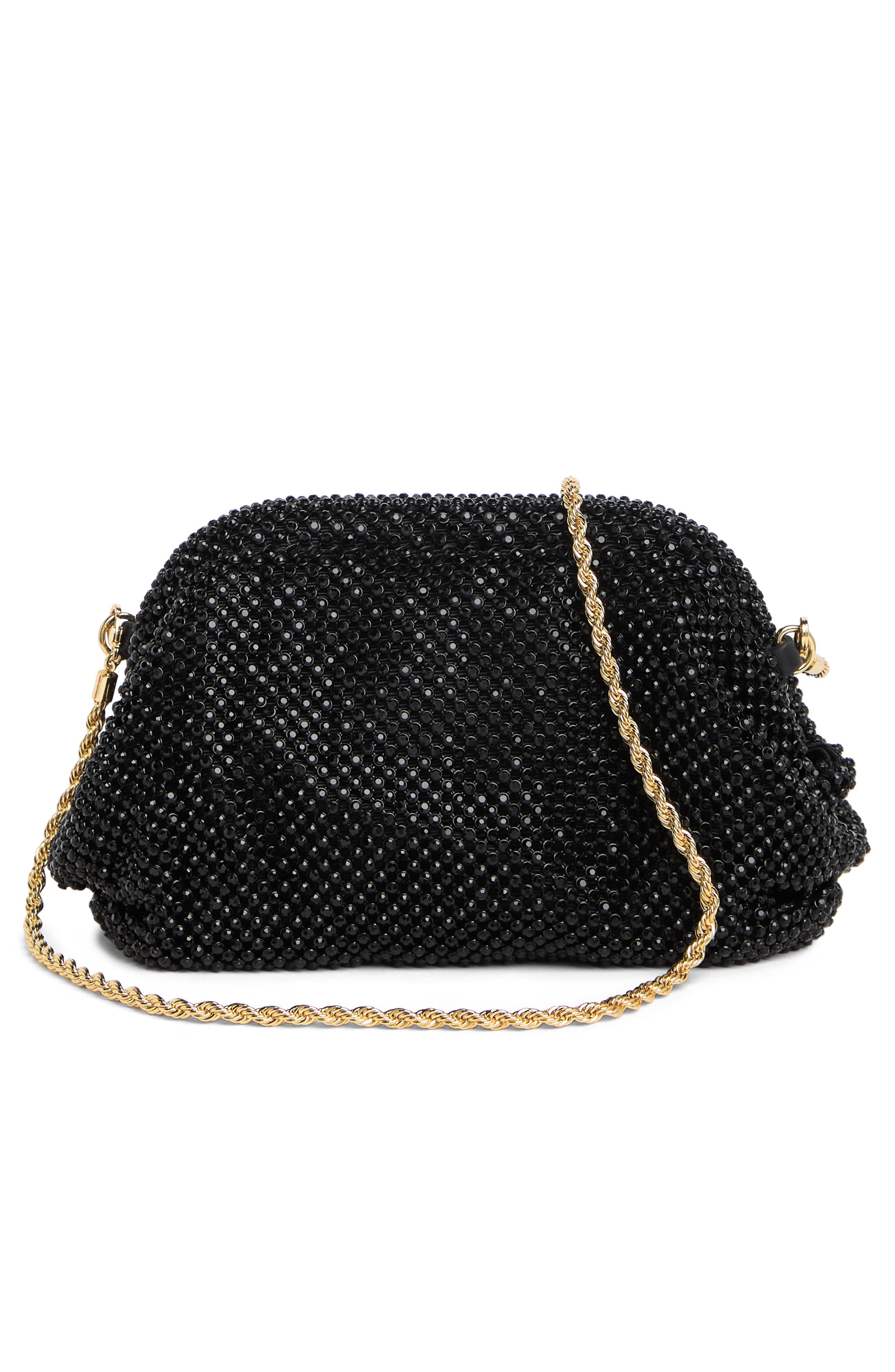 Loeffler Randall Doris Diamante Mini Pouch, Alternate, color, 