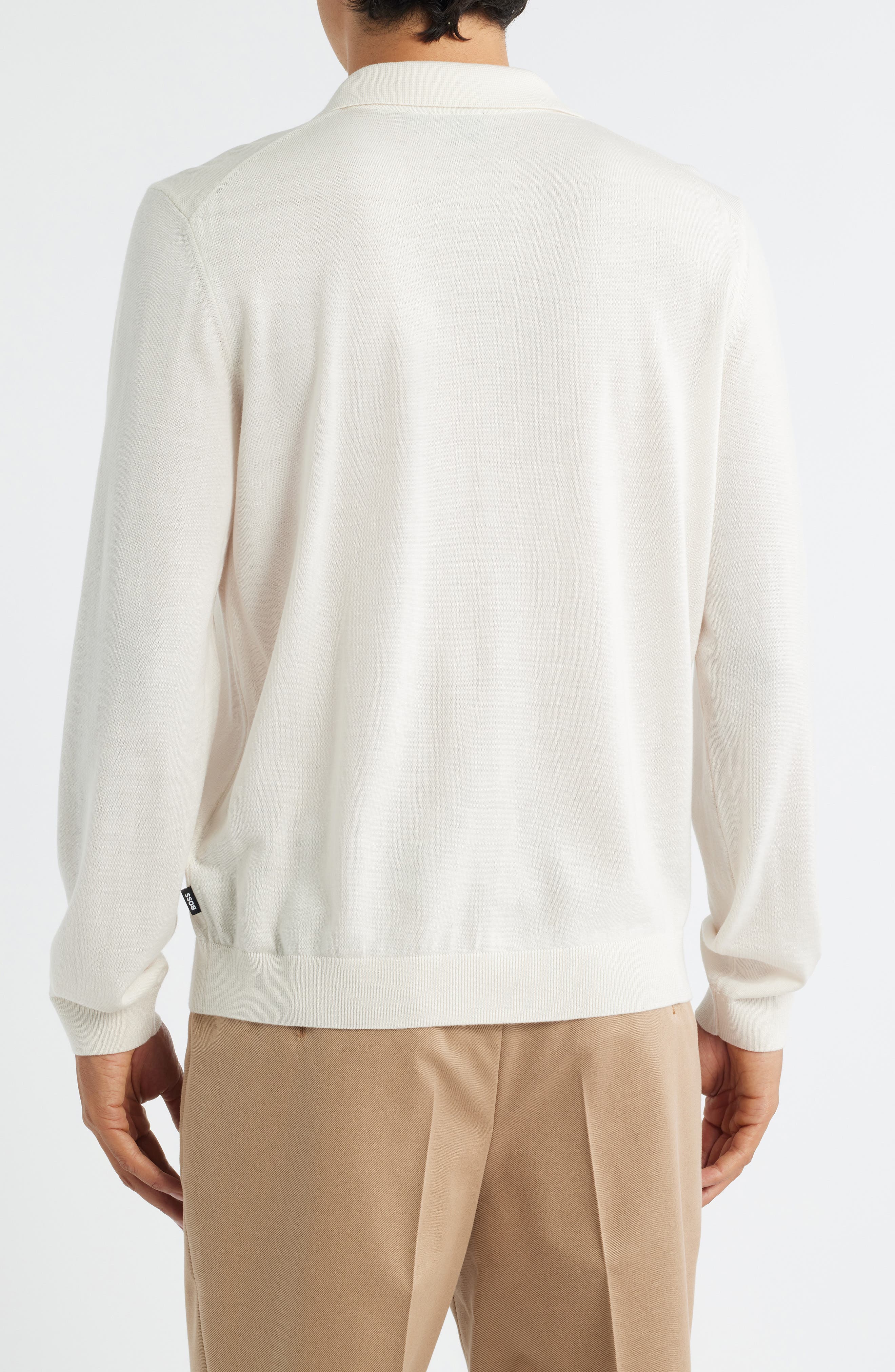 Enord Long Sleeve Wool Polo Sweater - image 4