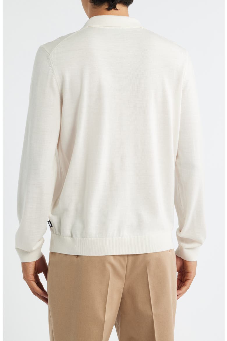 Enord Long Sleeve Wool Polo Sweater, Alternate, color, OPEN WHITE