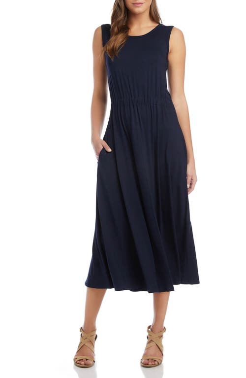 Karen Kane Artisan Jersey Midi Dress in Nav  product