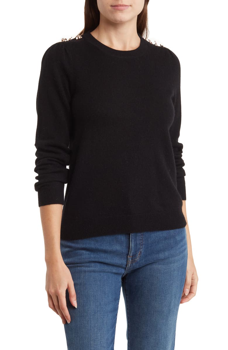 THE CASHMERE PROJECT Crewneck Cashmere Pullover Sweater, Main, color,