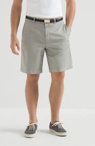 Brunello Cucinelli Garment-dyed Bermuda shorts