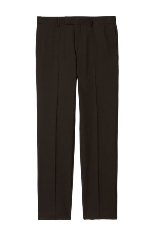 Sandro Virgin Wool Classic-fit Trousers In Black
