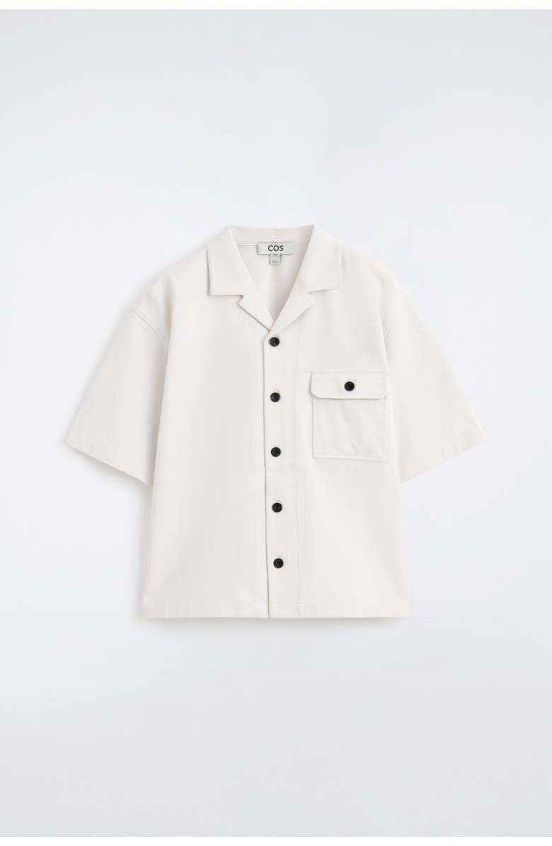 COS Cotton Utility Shirt, Alternate, color, White