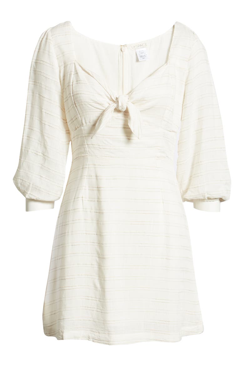L Space Savannah Cover-Up Minidress, Alternate, color, CREAM