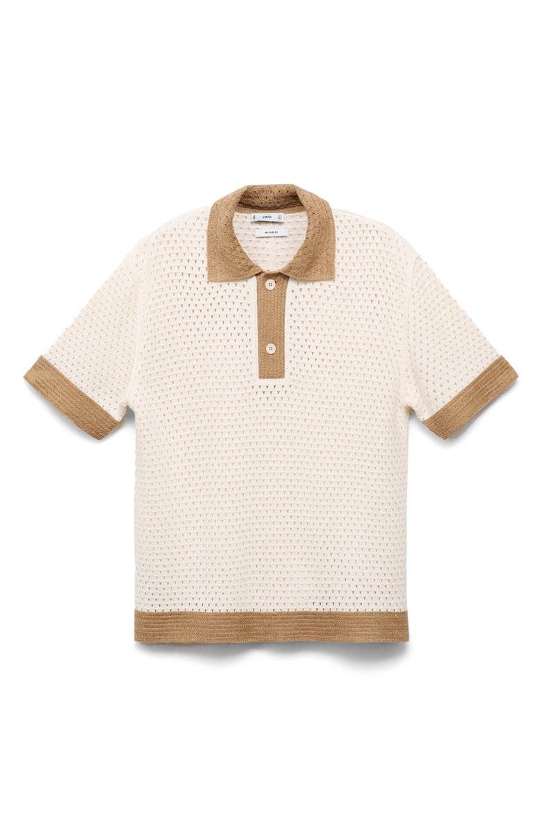 MANGO Open-Stitch Polo, Alternate, color, 