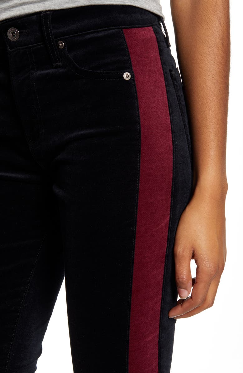 AG Mari Tuxedo Stripe Pants, Alternate, color,