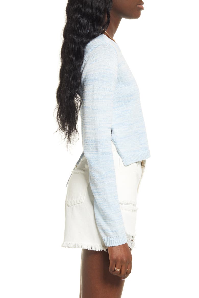 Open Back Tie Sweater, Alternate, color, BLUE DESERT SPACEDYE