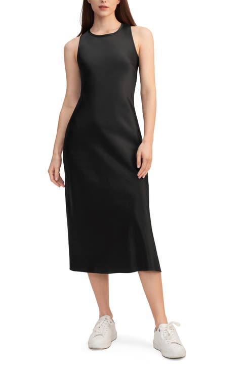 Slouchy Chic Bias Silk Dress