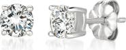 Crislu Cubic Zirconia Stud Earrings