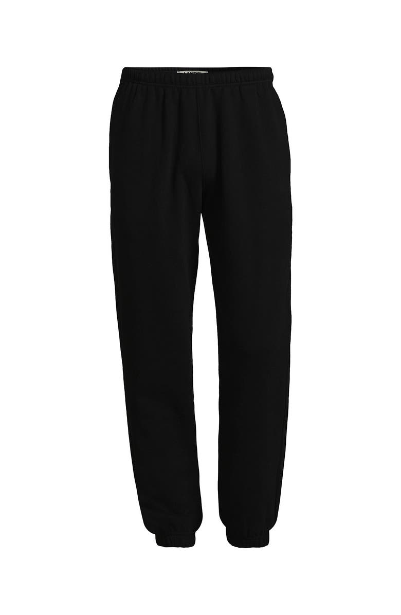 Lands' End Serious Sweats Sweatpants, Alternate, color, Black