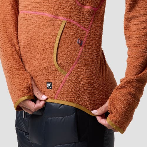 Backcountry Highliner Primaloft Air-perm Fleece Hoodie In Brown